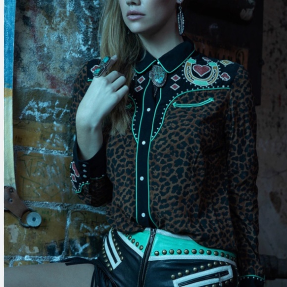 ISO. Double D Ranch ‘Jim’s Pair O Dice’ top - Picture 1 of 2